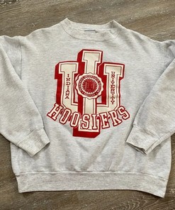 Vintage Indiana University Hoosiers Sweater for NCAA Fans - Stay Warm in Your State University Colors