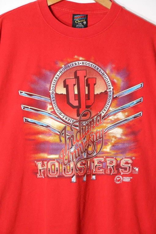 Vintage Indiana University Hoosiers T-Shirt Made in USA for NCAA Fans - Represent Your State University - Image 2
