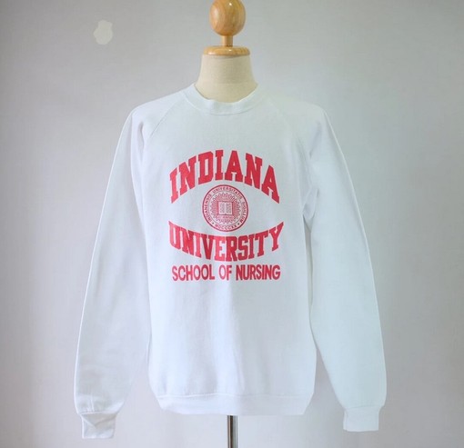 Vintage Indiana University School of Nursing Sweatshirt, College Shirts, T-shirt, Hoodie