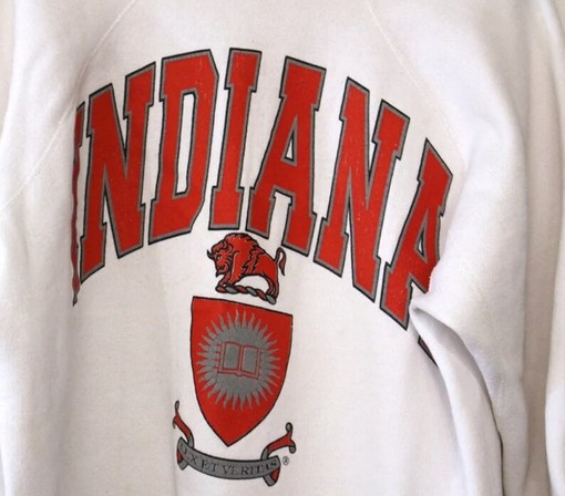 Vintage Indiana University Sweater - Classic College Shirts - State University Shirts - Image 2