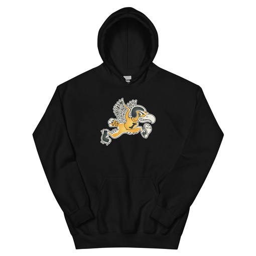 Vintage Iowa Hawkey Art Hoodie Sweatshirt - Mens Sport Shirts - Image 2