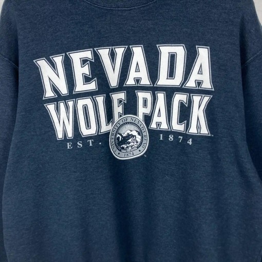 Vintage Jansport Nevada Wolf Pack NCAA Sweatshirt Hoodie for Game Day Supporters - Image 2