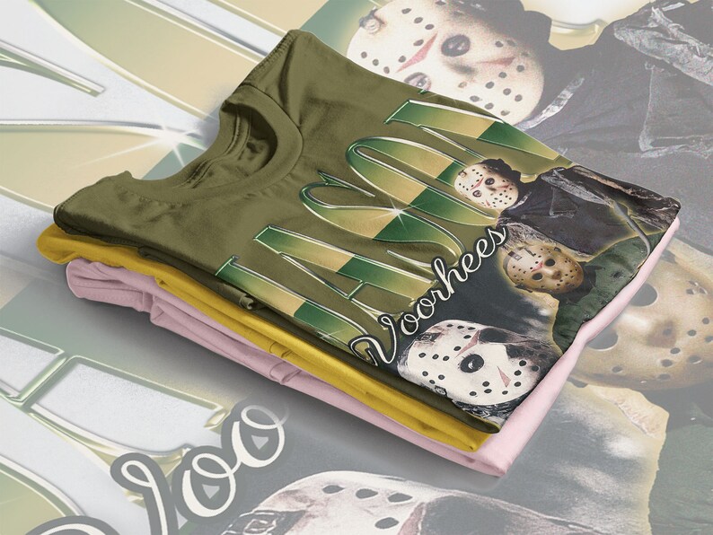 Vintage Jason Voorhees Horror Shirt - Retro T-Shirt for Fans of Friday the 13th and Michael Myers Homages - Image 4