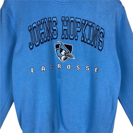 Vintage John Hopkins Lacrosse NCAA Sweatshirt Hoodie for Game Day Supporters - Image 2