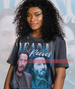 Vintage KEANU REEVES Shirt, Homage Tee, Retro Cyberpunk Movie, Movie Fans Gifts