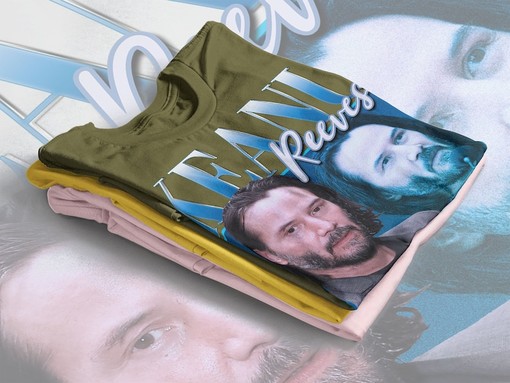 Vintage KEANU REEVES Shirt, Homage Tee, Retro Cyberpunk Movie, Movie Fans Gifts - Image 4