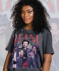 Vintage KEANU REEVES Shirt, Homage Tshirt, The One Tee, Retro Movie Fans Gifts