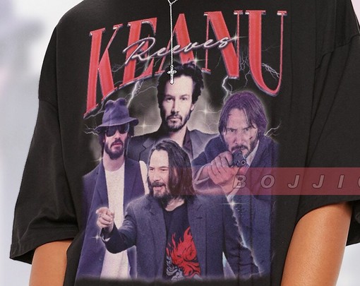 Vintage KEANU REEVES Shirt, Homage Tshirt, The One Tee, Retro Movie Fans Gifts - Image 2