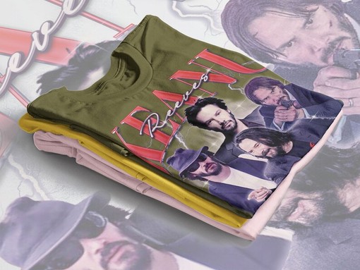 Vintage KEANU REEVES Shirt, Homage Tshirt, The One Tee, Retro Movie Fans Gifts - Image 4