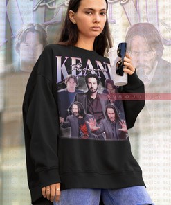 Vintage KEANU REEVES Sweatshirt, Homage Sweater, Retro Movie Tee, Movie Fans Gifts
