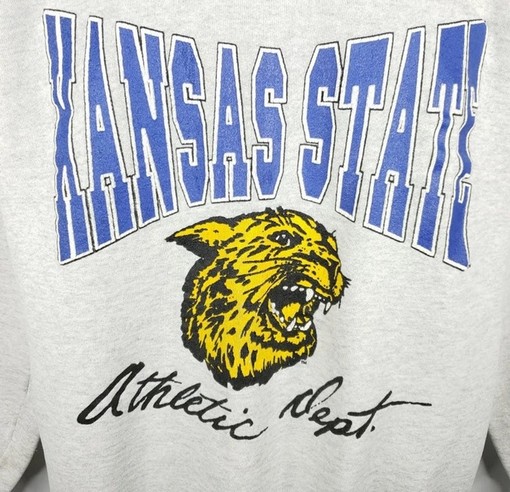 Vintage Kansas State University Wildcats Sweatshirt ideal for Wildcat Fans - Image 2