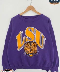 Vintage LSU Tigers Big Logo Sweatshirt - LSU Fighting Tigers, Louisiana State University - NCAA Shirts