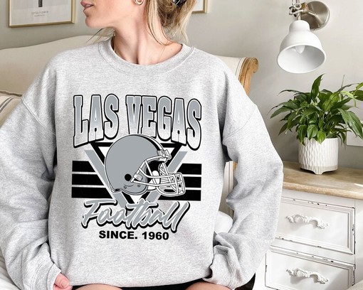 Vintage Las Vegas Football Team Sweatshirt with American University Shirt and NCAA Shirts for Women - Image 2