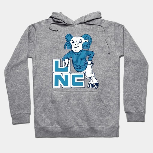Vintage Logo U of North Carolina Mascot Crewneck Sweatshirt and Hoodie, State University Shirt - Image 2