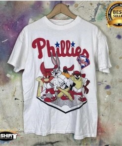Vintage Looney Tunes Philadelphia Phillies World Series Sweatshirt - A Must-Have for Fans