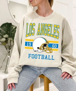 Vintage Los Angeles Football Sweatshirt, Retro NFL Fans Shirt, LA Team Shirt with NCAA Shirts for Men
