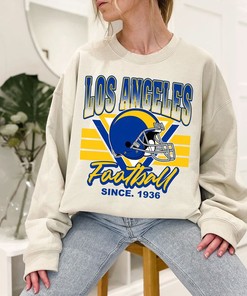 Vintage Los Angeles Football Team Sweatshirt with NCAA Shirts for Men and Women and College Shirts