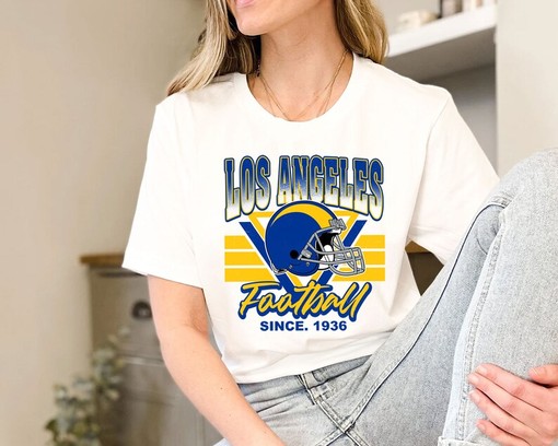 Vintage Los Angeles Football Team Sweatshirt with NCAA Shirts for Men and Women and College Shirts - Image 3