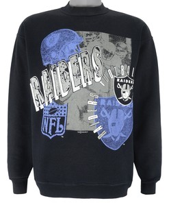 Vintage Los Angeles Raiders Crew Neck Sweatshirt with Retro Logo - Unisex Sport Sweatshirt Hoodie Gift