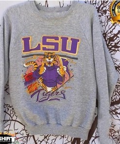 Vintage Louisiana State University Football Sweatshirt - LSU Tigers Shirt, Unisex Shirt - NCAA Shirts