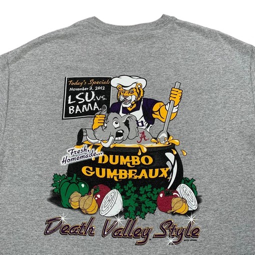 Vintage Louisiana State University Tailgating Shirt - LSU Tigers Bama Jumbo T-Shirt, Sweatshirt & Crewneck - NCAA Shirts - Image 2