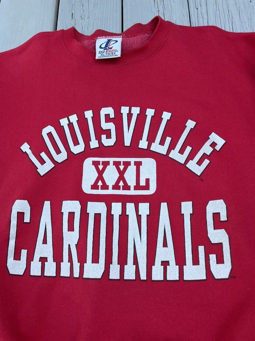 Vintage Louisville Cardinals College Crewneck Sweatshirt - NCAA Shirts for Fans - Image 2