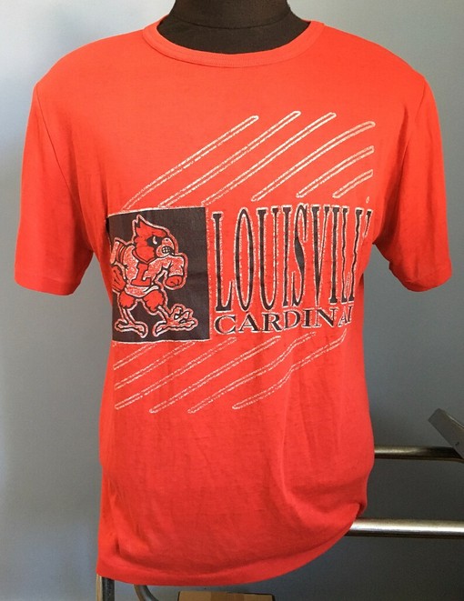 Vintage Louisville Cardinals Collegetouch Crewneck Sweatshirt & Uofl Sweatshirt - Image 2