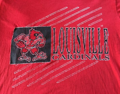 Vintage Louisville Cardinals Collegetouch Crewneck Sweatshirt & Uofl Sweatshirt - Image 3