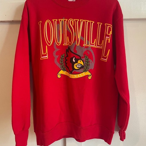 Vintage Louisville Cardinals Girardin Crewneck Sweater - NCAA Shirts for Fans