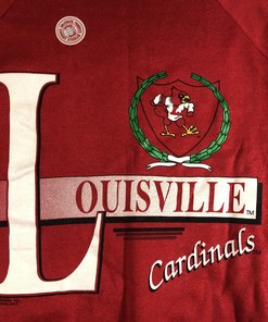 Vintage Louisville Cardinals Uni Football Sweatshirt - NCAA Shirts for Fans