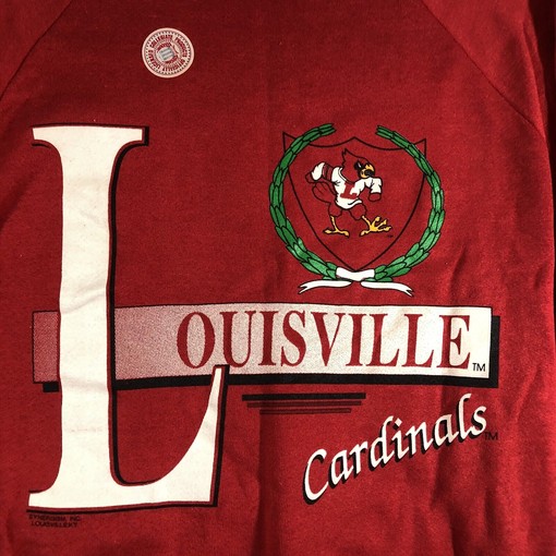 Vintage Louisville Cardinals Uni Football Sweatshirt - NCAA Shirts for Fans
