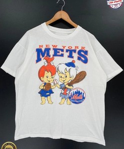 Vintage MLB New York Mets Cartoon T-Shirt - Unisex World Series Baseball Apparel