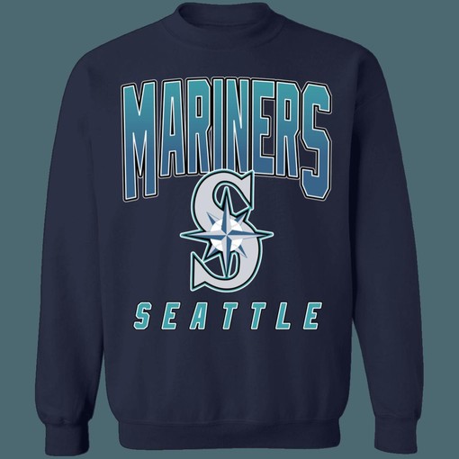 Vintage MLB Seattle Mariners Crewneck Sweatshirt Hoodie Shirt for Baseball Lovers