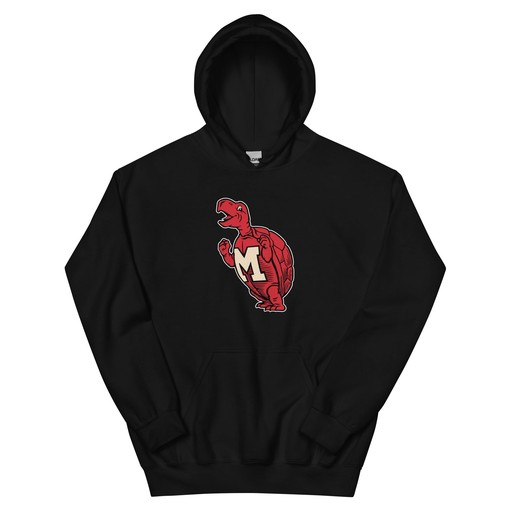 Vintage Maryland Terrapins Hoodie Sweatshirt Sport Shirt - 1963 Terrapins Art - NCAA Shirts for Women - Image 2