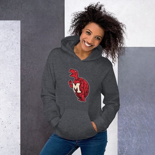 Vintage Maryland Terrapins Hoodie Sweatshirt Sport Shirt - 1963 Terrapins Art - NCAA Shirts for Women - Image 3