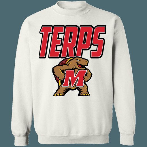 Vintage Maryland Terrapins TERPS NCAA Sweatshirt Hoodie Shirt - NCAA Shirts for Men - Image 4