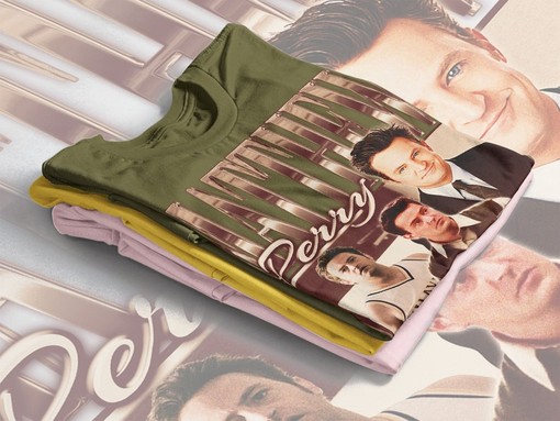 Vintage Matthew Perry T-Shirt - Friends Homage Fan Tee - Funny Movie Shirts for Women - Image 4