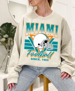 Vintage Miami Football Team Sweatshirt with Retro NCAA Shirts for Men and State University Shirt