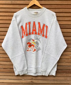 Vintage Miami Hurricanes Football Gear - T-Shirts, Sweatshirts, and Hoodies for NCAA Fans
