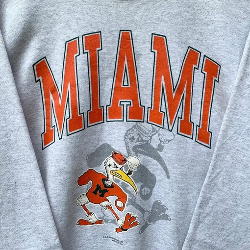Vintage Miami Hurricanes Football Gear - T-Shirts, Sweatshirts, and Hoodies for NCAA Fans - Image 2