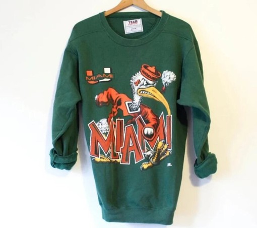 Vintage Miami Hurricanes Sweatshirt, Hoodie, and Shirt - NCAA Shirts for Men and Women