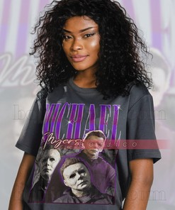 Vintage Michael Myers Shirt - Homage Tshirt with Jason Voorhees Friday the 13th Horror Movie Theme