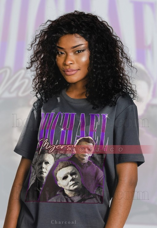 Vintage Michael Myers Shirt - Homage Tshirt with Jason Voorhees Friday the 13th Horror Movie Theme