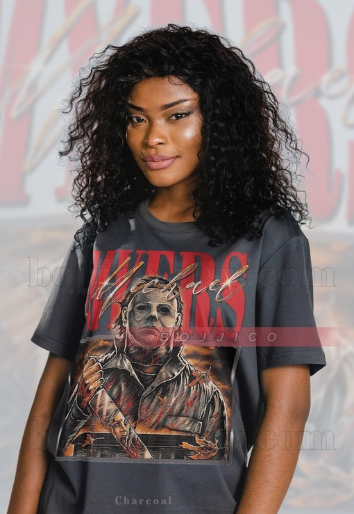 Vintage Michael Myers Shirt - Homage Tshirt with Jason Voorhees Friday the 13th and Halloween Themes