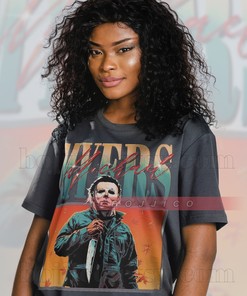 Vintage Michael Myers Thriller T-Shirt - Homage Tshirt with Jason Voorhees Friday the 13th and Halloween Themes