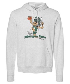 Vintage Michigan State Spartans Dunking Gruff Sparty Shirt or Hoodie Sweatshirt, Retro MSU Appare