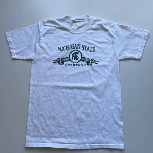 Vintage Michigan State Spartans NCAA Graphic Sweatshirt Hoodie - Football Game Day T-Shirt Lover