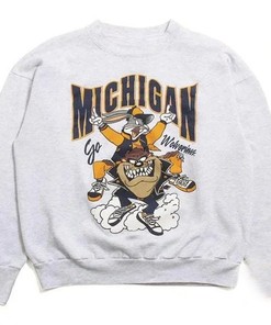 Vintage Michigan Wolverines Looney Tunes Sweatshirt, University of NCAA Shirt, and Unisex Shirt - NCAA Shirts