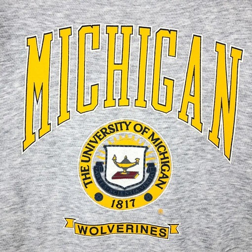 Vintage Michigan Wolverines University T-Shirt for NCAA Football Fans - Image 2
