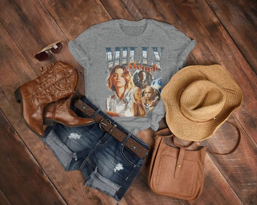Vintage Milly Alcock Shirt - Homage Tshirt for Fans of Retro 90s Milly Alcock - Image 3